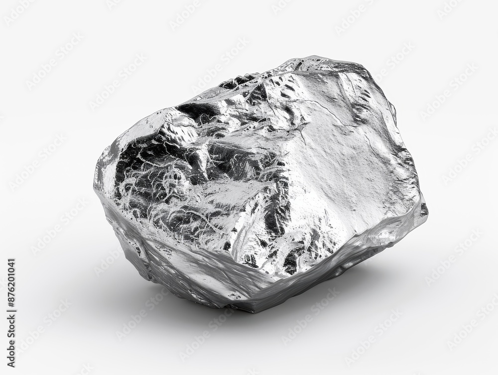 Mineral stone isolated on a white background Mineral stone isolated on a white background