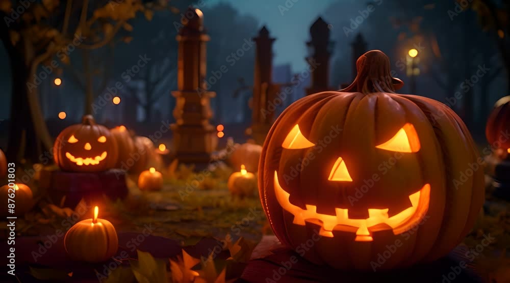halloween pumpkin on the grave halloween pumpkin on the grave