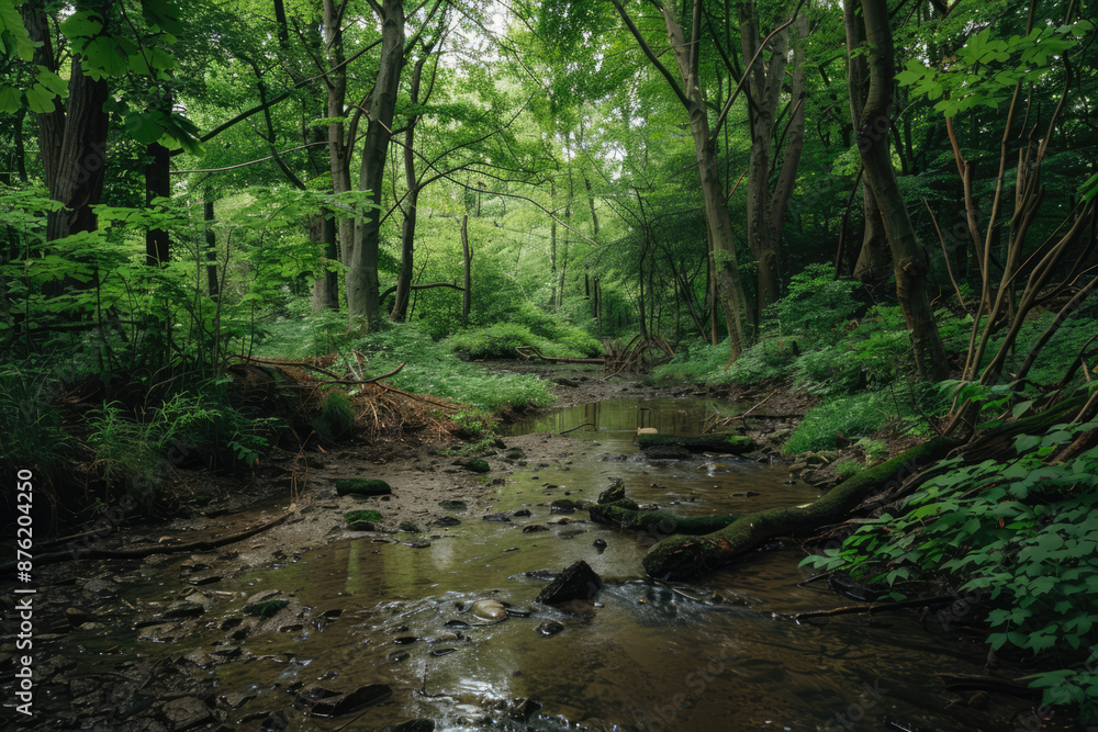 Forest landscape outdoors woodland Forest landscape outdoors woodland