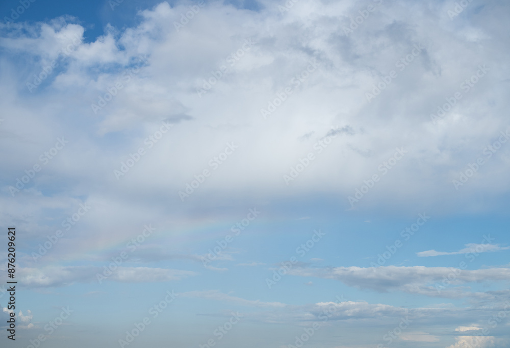 Blue sky. Beautiful Cumulus clouds flying across the sky, Blue sky. Beautiful Cumulus clouds flying across the sky,