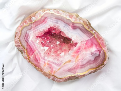 Wallpaper Mural Mineral stone isolated on a white background Torontodigital.ca