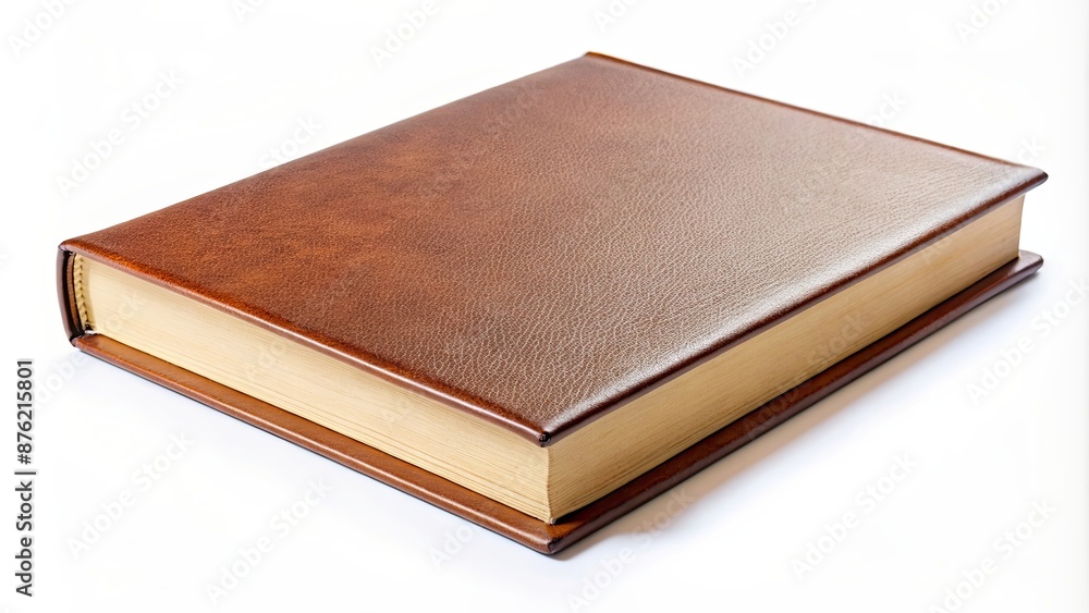 Closed brown hardcover book isolated on white background, book, closed, brown, hardcover, isolated, white background Closed brown hardcover book isolated on white background, book, closed, brown, hardcover, isolated, white background
