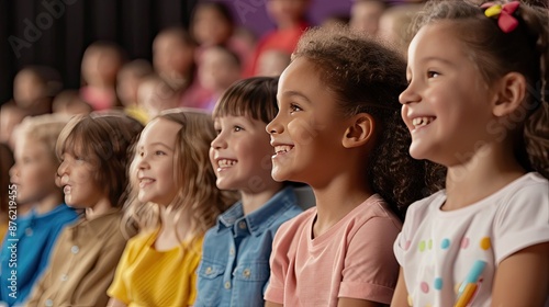 Children's Theatre Audience Enjoying Performance