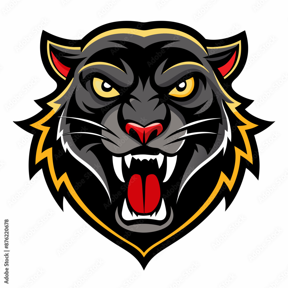 Aggressive Black Panther Logo – Minimalist and Dynamic Panther Icon for Professional Branding, Wildlife Conservation, Sports Teams, and Premium Fashion Labels with Bold and Powerful Design Aggressive Black Panther Logo – Minimalist and Dynamic Panther Icon for Professional Branding, Wildlife Conservation, Sports Teams, and Premium Fashion Labels with Bold and Powerful Design