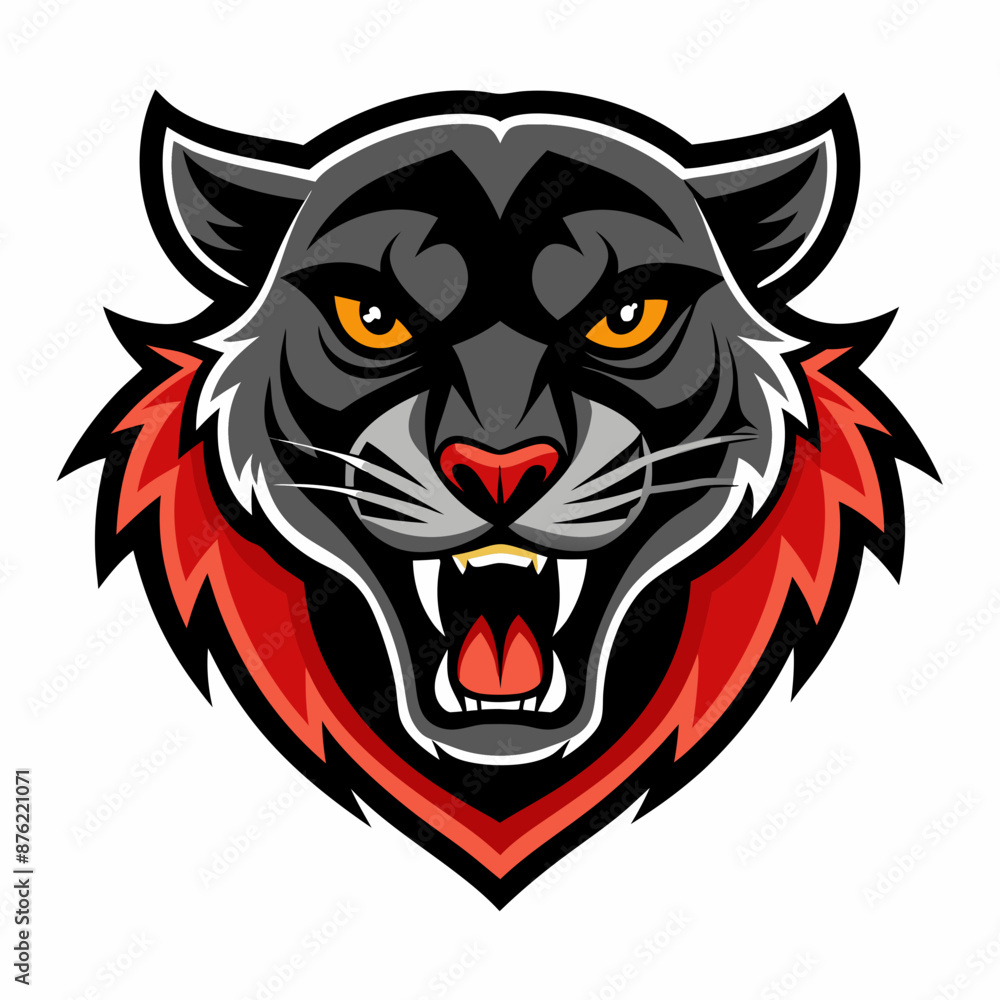 Aggressive Black Panther Logo – Minimalist and Dynamic Panther Icon for Professional Branding, Wildlife Conservation, Sports Teams, and Premium Fashion Labels with Bold and Powerful Design Aggressive Black Panther Logo – Minimalist and Dynamic Panther Icon for Professional Branding, Wildlife Conservation, Sports Teams, and Premium Fashion Labels with Bold and Powerful Design