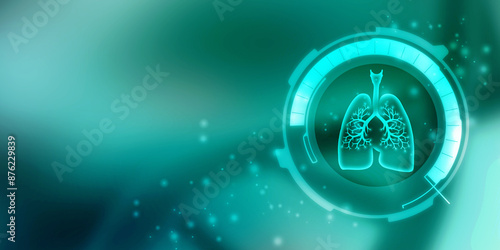 Wallpaper Mural 2d illustration Healthy Human Lungs  Torontodigital.ca