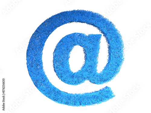 Blue At Symbol