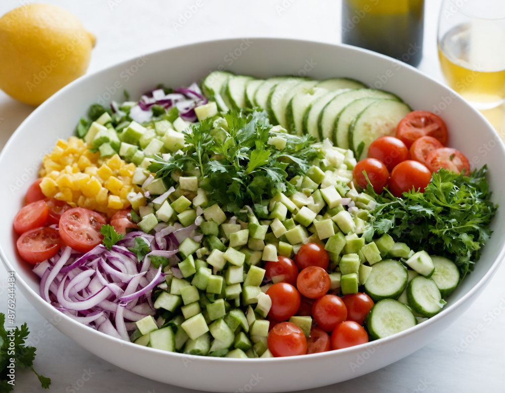 salad with vegetables salad with vegetables