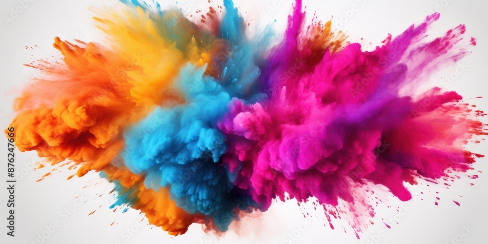 Abstract Color Explosion Abstract Color Explosion
