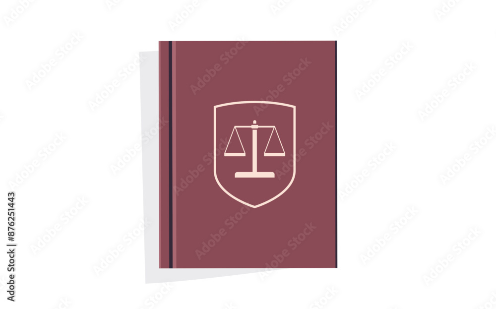 Judge book and legal law advice justice concept flat vector illustration.
Judge book and legal law advice justice concept flat vector illustration.