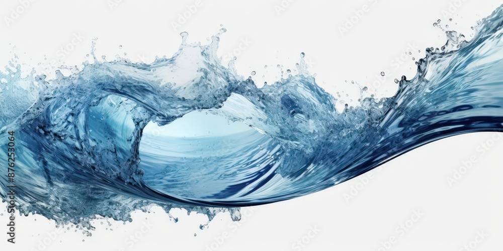 Obraz premium Water Wave Splashing