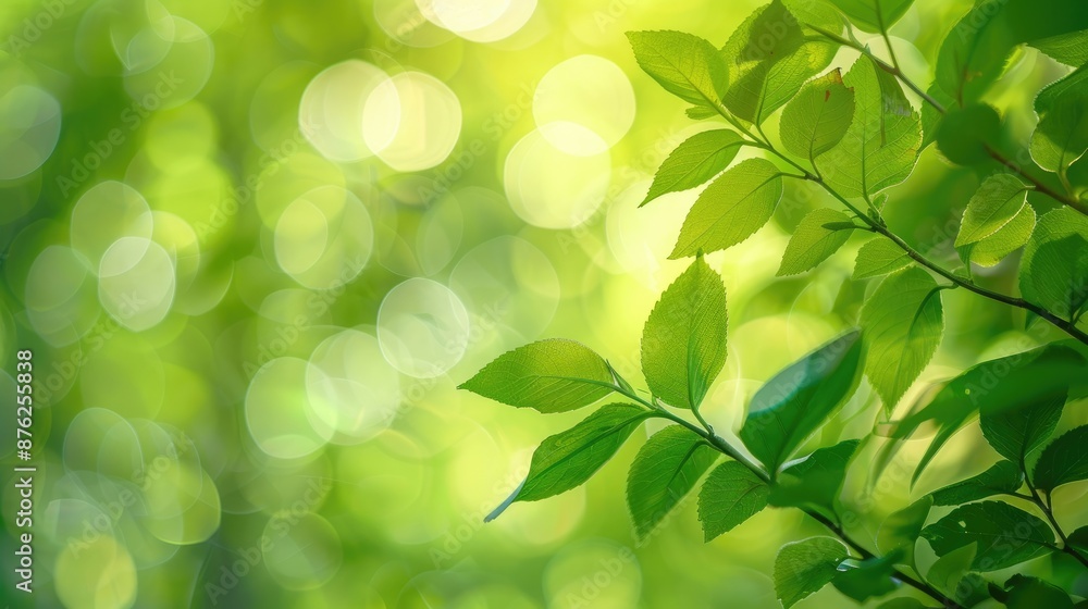 Blurred foliage on a green backdrop Blurred foliage on a green backdrop
