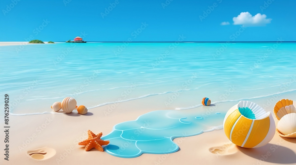 Obraz premium The bright sea