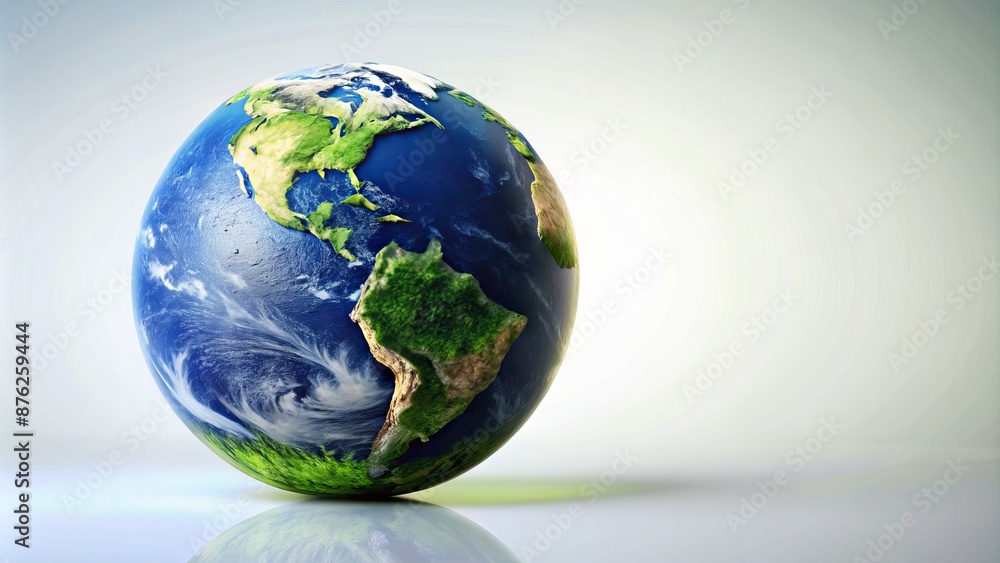 Earth day concept on white background, World environment day. Earth day concept on white background, World environment day.
