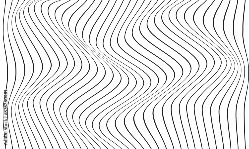 abstract simple black wave line design can be used background. abstract simple black wave line design can be used background.