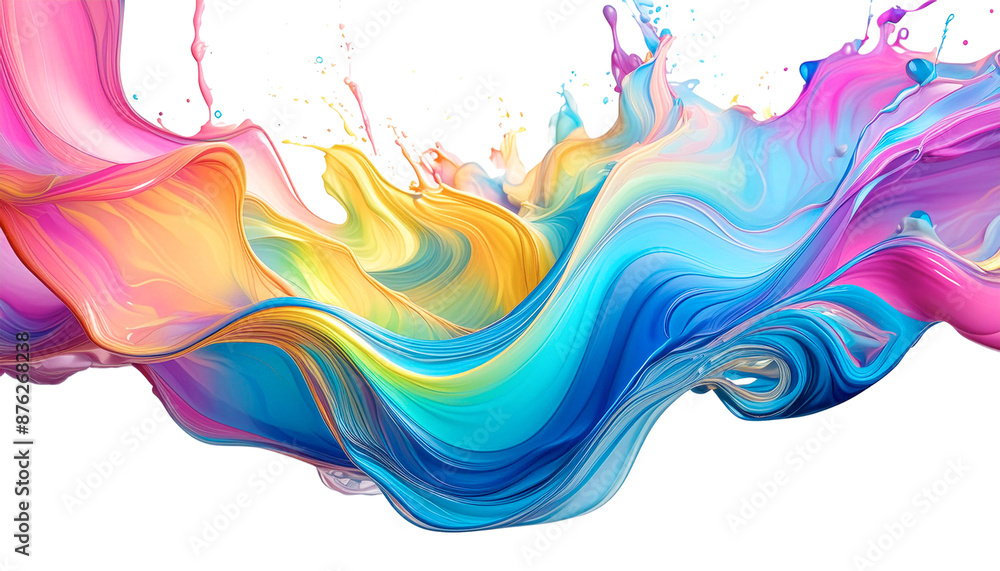 colorful paint splashing colorful paint splashing