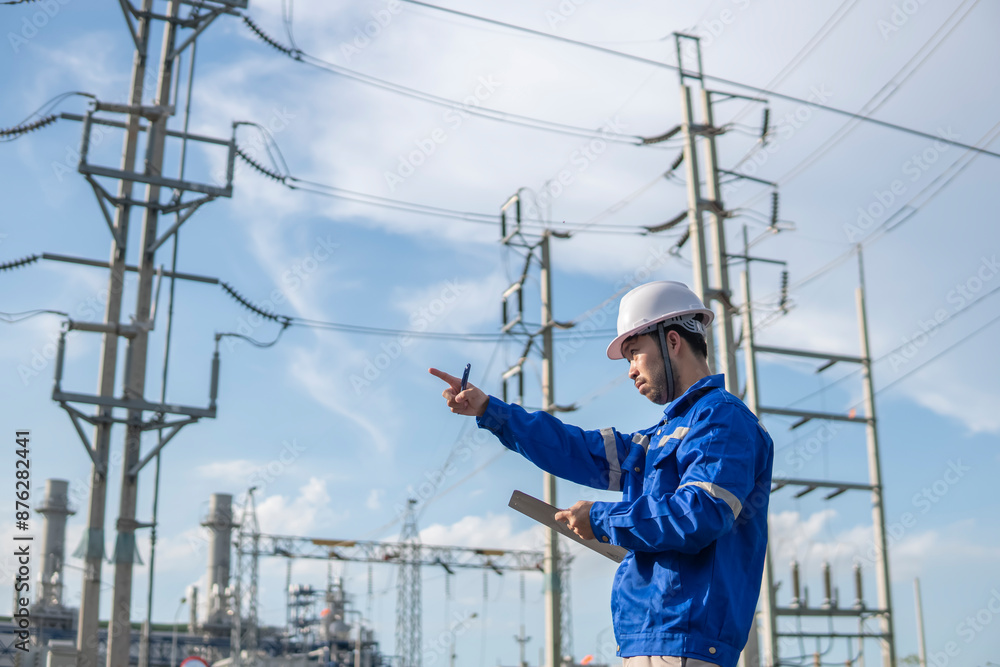 Electrical engineers work at power plants,Industrial plant maintenance technician Electrical engineers work at power plants,Industrial plant maintenance technician