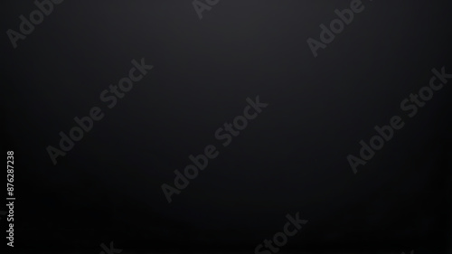 Abstract black gradient background, empty dark texture wallpaper black color studio room background. ai