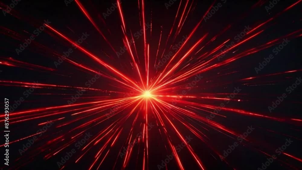 Fast-moving red light streaks zipping across the screen, creating trails and light flares, perfect for a high-energy and dynamic background, 4K High-Quality Motion Graphics Animation Video Fast-moving red light streaks zipping across the screen, creating trails and light flares, perfect for a high-energy and dynamic background, 4K High-Quality Motion Graphics Animation Video