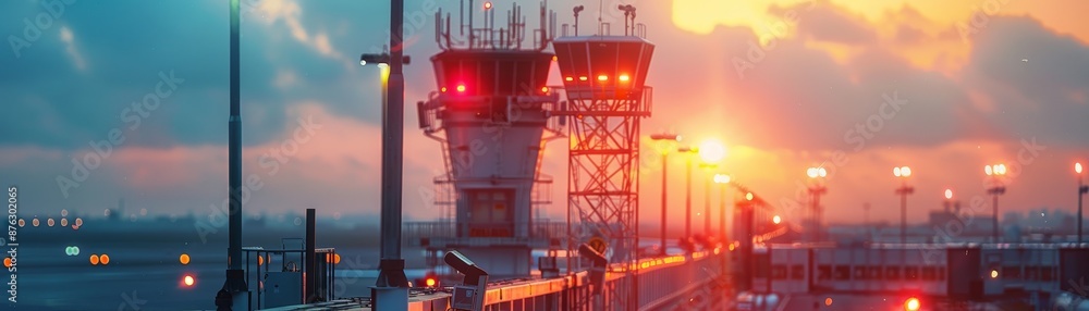 Advanced Airport Radar System with Antennas and Operations Components for Air Traffic Control Surveillance. Advanced Airport Radar System with Antennas and Operations Components for Air Traffic Control Surveillance.