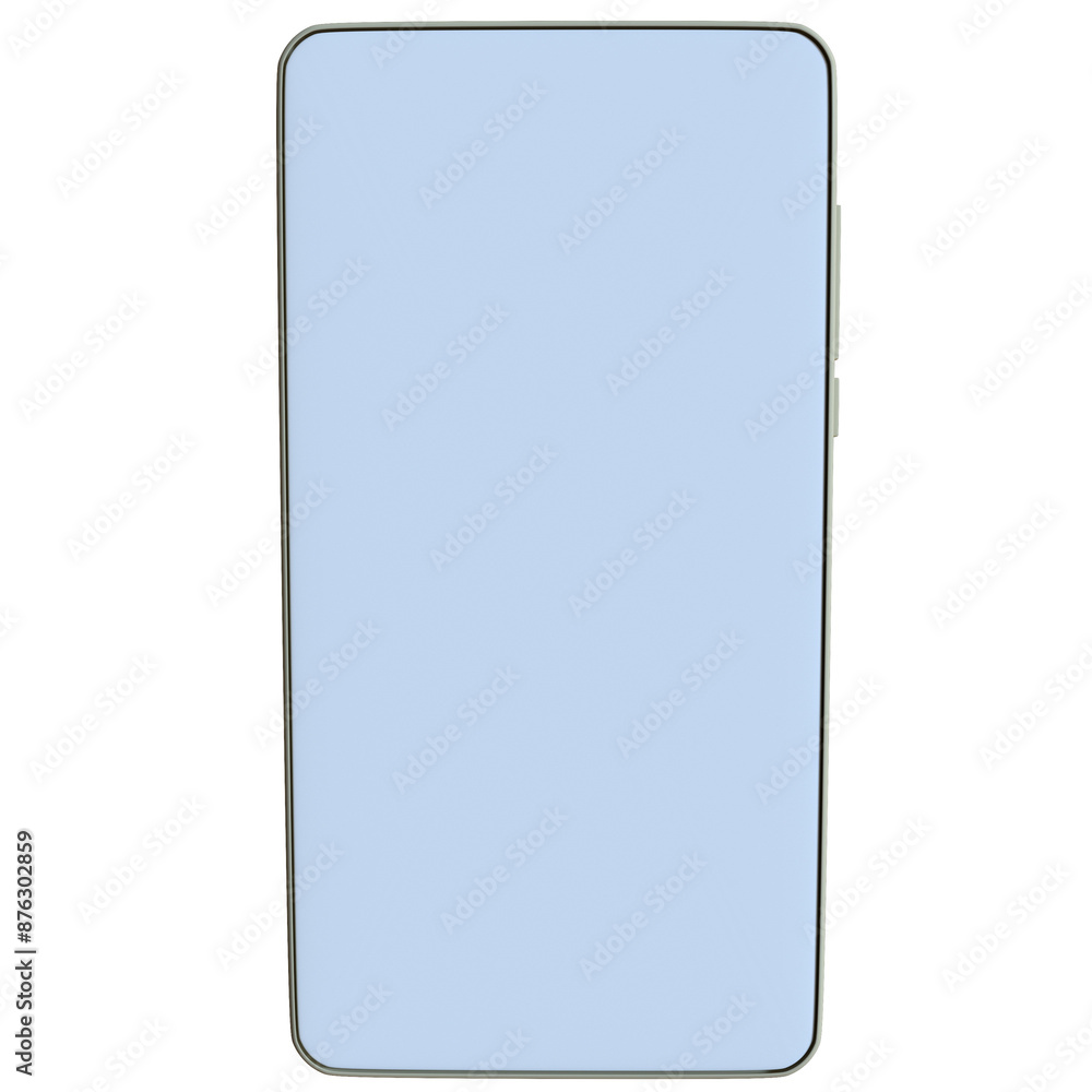 Phone On transparent background. 3D rendering. Phone On transparent background. 3D rendering.