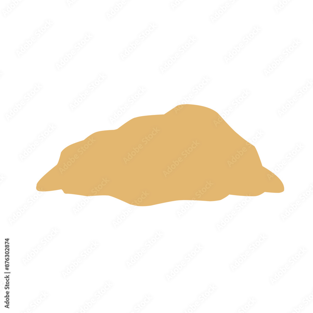 Pile of sand Vector illustration Pile of sand Vector illustration