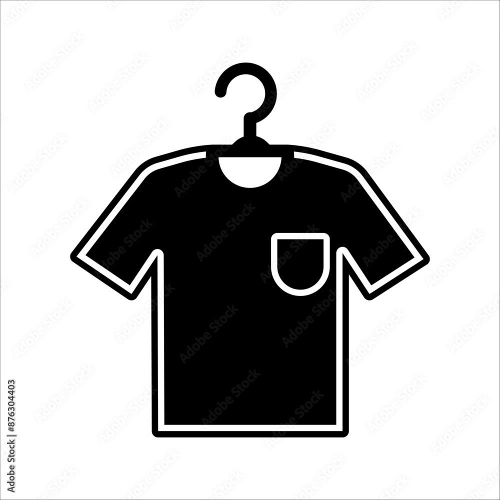 Hanger icon illustration isolated vector sign symbol. clothing icon vector set. on a black and white background. Hanger icon illustration isolated vector sign symbol. clothing icon vector set. on a black and white background.