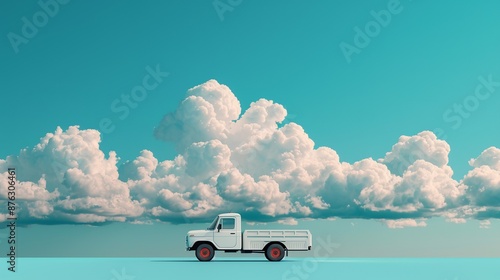 Craft surreal dreamscapes with swirling clouds, floating islands, and landscapes that defy conventional expectations. Clean and Clear Color, Realistic Photo, , Minimalism,