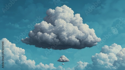 Portray surreal dreamscapes with swirling clouds, ethereal floating islands, and landscapes that transport viewers to fantastical worlds. Clean and Clear Color, Realistic Photo, , Minimalism, photo