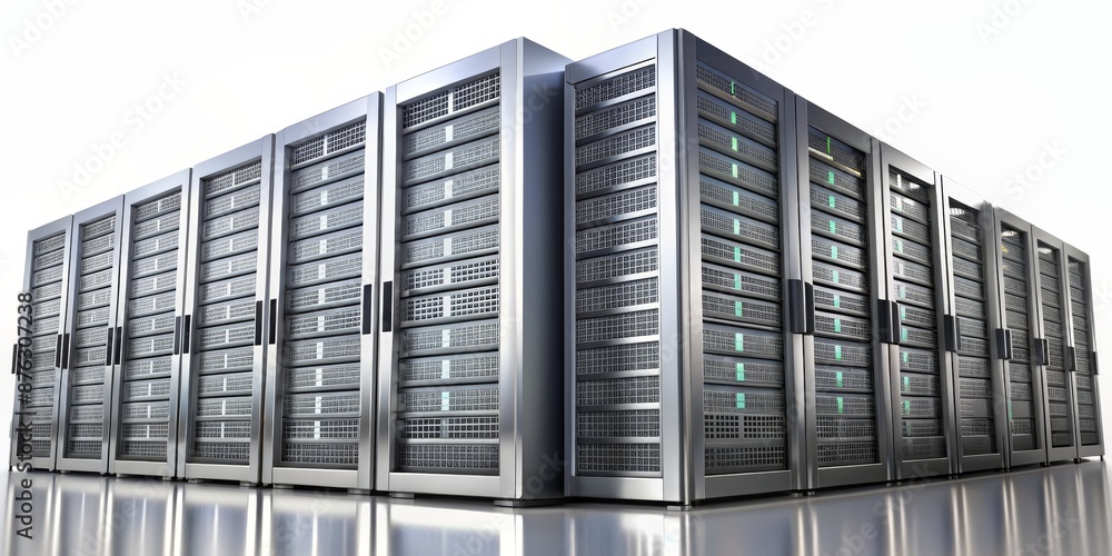 Server Racks in Data Center, server , data center , rack , hardware Server Racks in Data Center, server , data center , rack , hardware