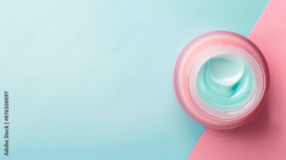 Closeup of a luxurious skincare cream in an elegant jar, skincare cream, beauty product Closeup of a luxurious skincare cream in an elegant jar, skincare cream, beauty product