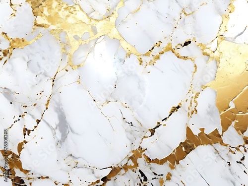 Luxury white gold marble texture background design