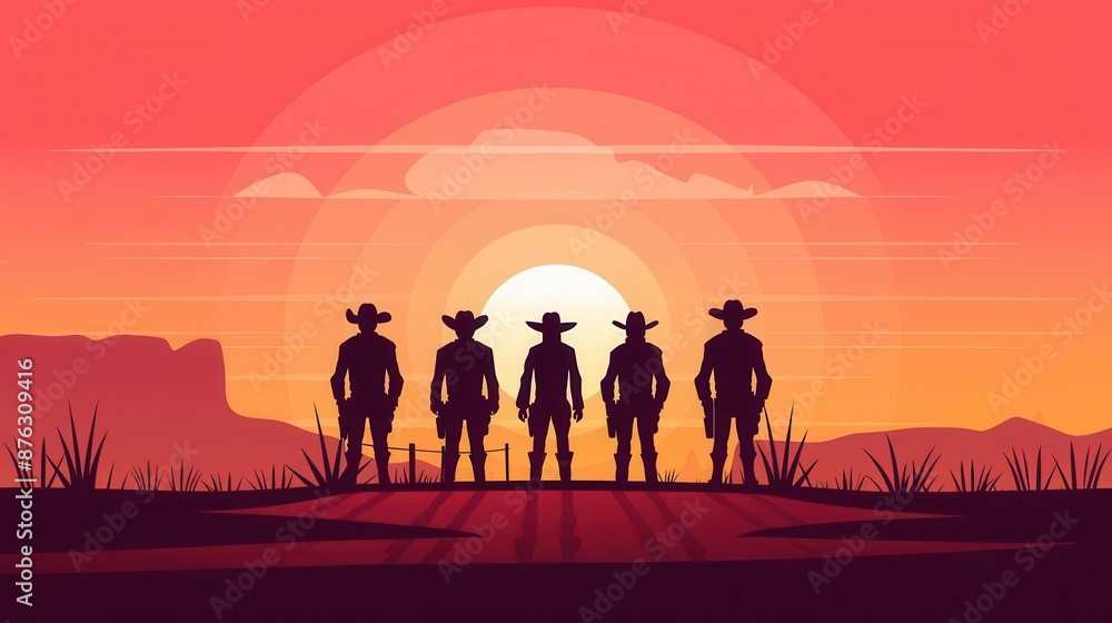 Wild West rodeo with cowboy outfits and western themes, History Party Display Wild West rodeo with cowboy outfits and western themes, History Party Display