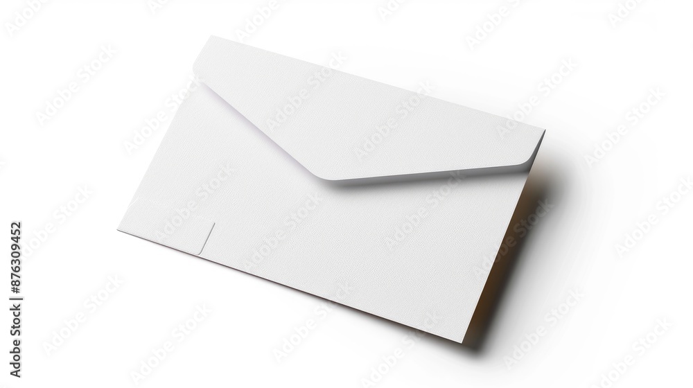 Postcard on white background with shadow Postcard on white background with shadow
