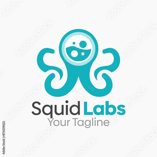 Squid Labs Logo Vector Template Design. Good for Business, Start up, Agency, and Organization