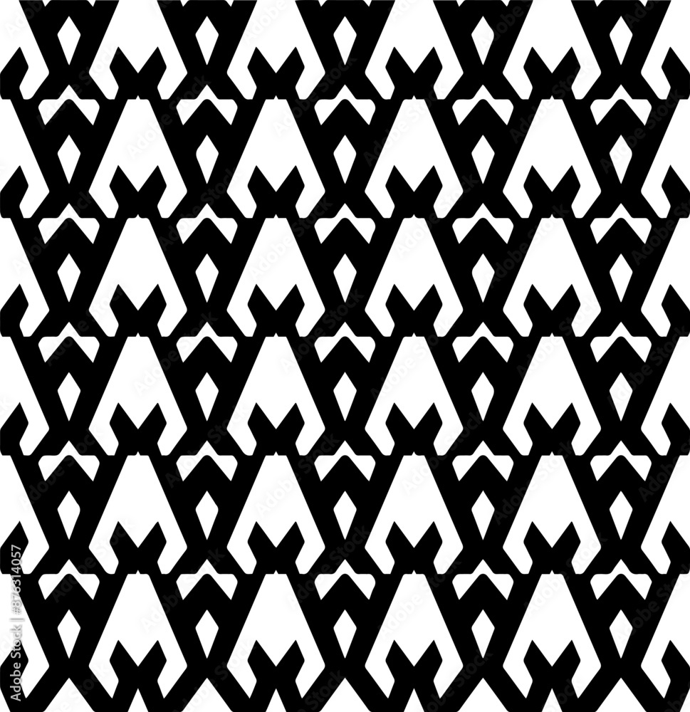 White background with black pattern. Seamless texture for fashion, textile design, on wall paper, wrapping paper, fabrics and home decor. Simple repeat pattern. White background with black pattern. Seamless texture for fashion, textile design, on wall paper, wrapping paper, fabrics and home decor. Simple repeat pattern.