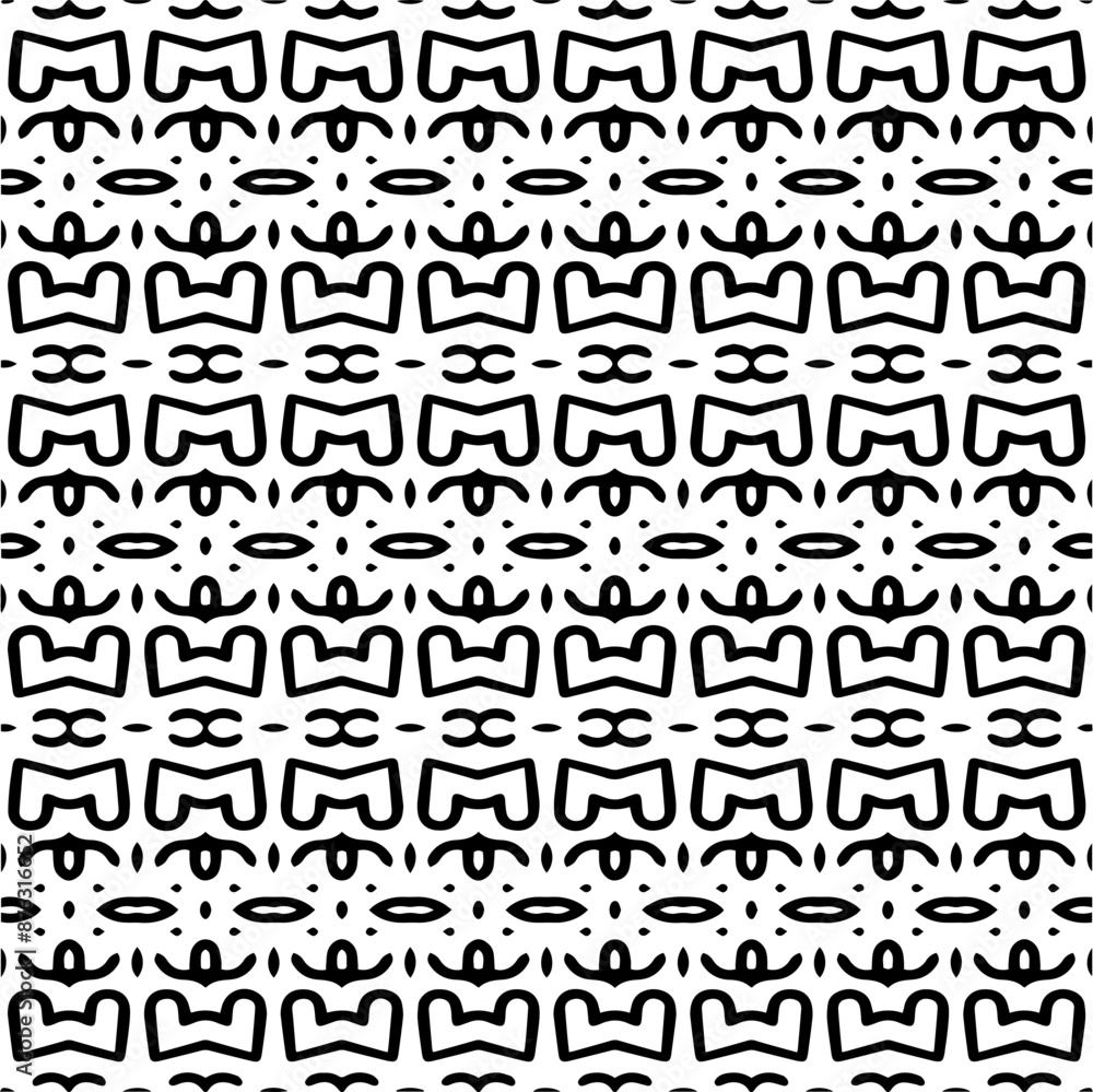 White background with black pattern. Seamless texture for fashion, textile design, on wall paper, wrapping paper, fabrics and home decor. Simple repeat pattern. White background with black pattern. Seamless texture for fashion, textile design, on wall paper, wrapping paper, fabrics and home decor. Simple repeat pattern.
