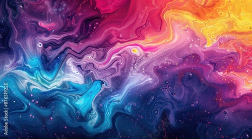 Abstract Colorful Swirls © maretaarining