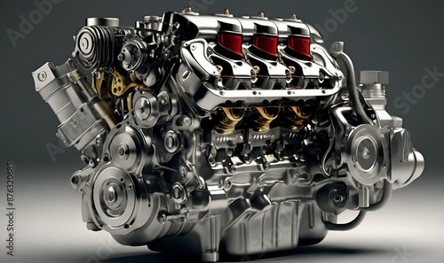 Internal combustion engine from an automobile