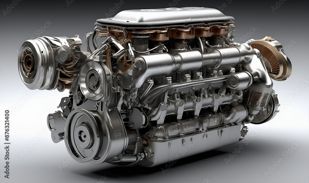 Internal combustion engine from an automobile Internal combustion engine from an automobile