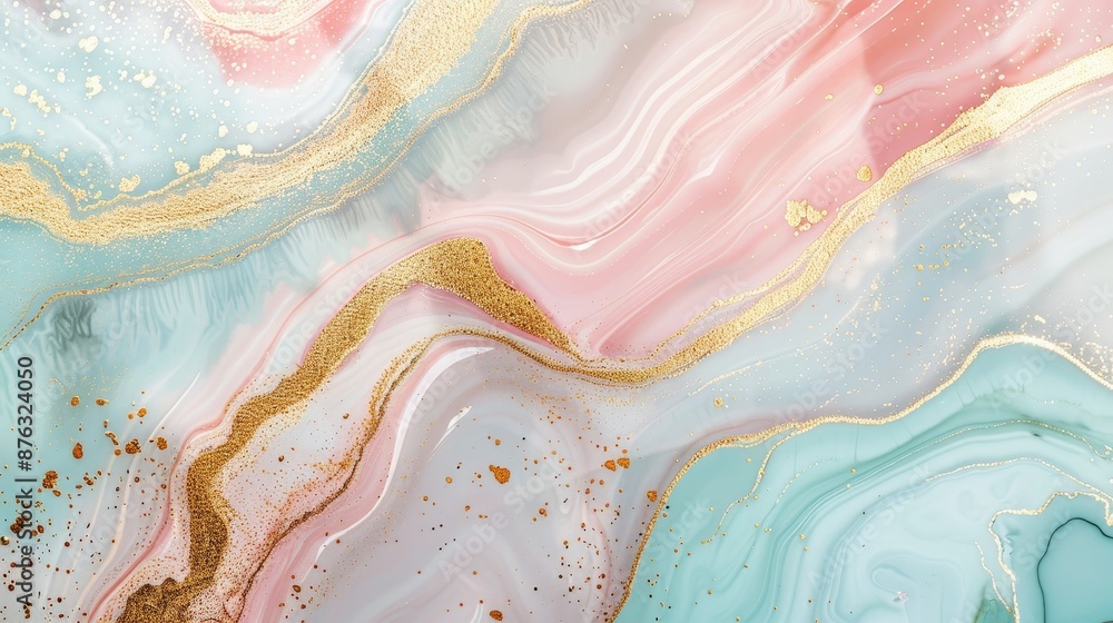 an elegant pastel background with marble textures and gold accents, setting a luxurious stage for home decor items. an elegant pastel background with marble textures and gold accents, setting a luxurious stage for home decor items.