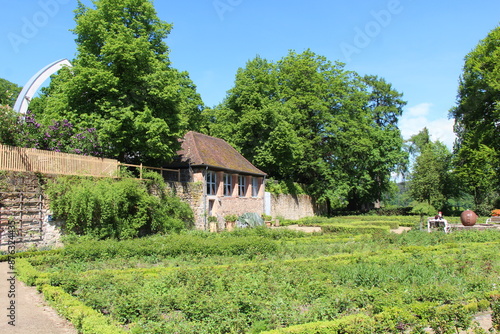 Der Rosengarten von Landgrafenschloss Marburg photo