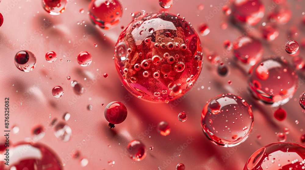 water drops on red background water drops on red background