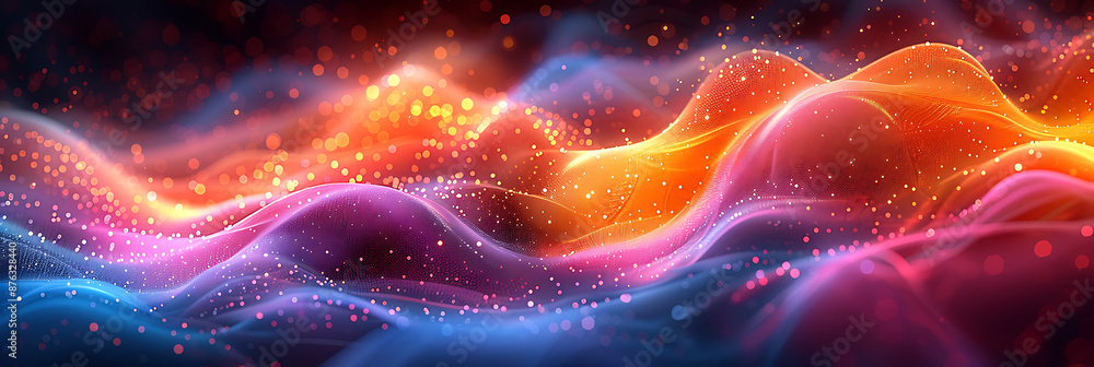 Vibrant Neon Close-Up: Abstract Pattern Details Vibrant Neon Close-Up: Abstract Pattern Details