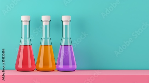 Showcase educational experiences in family life with illustrations of science experiments, museum visits, and learning adventures that inspire curiosity. Clean and Clear Color, Realistic Photo, ,