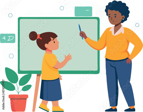 Teacher And Student Interaction In Classroom Setting
