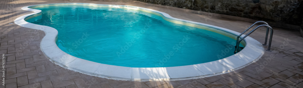 Obraz premium Piscine privée turquoise