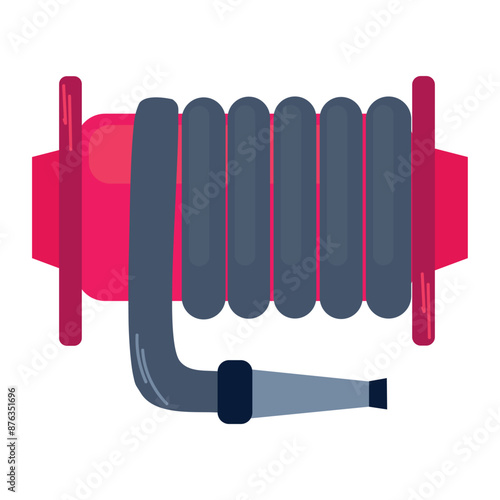 Firehose icon clipart avatar logtotype isolated vector illustration