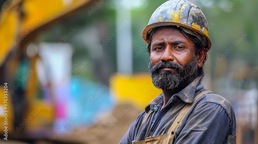 Portrait of a skilled construction professional, construction worker, skilled laborer, construction site, Portrait of a skilled construction professional, construction worker, skilled laborer, construction site,
