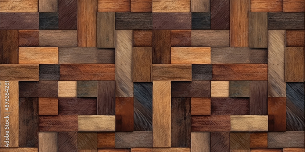 Old brown wooden seamless background. Old brown wooden seamless background.